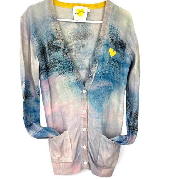 Kerri Rosenthal S Willie v-neck cashmere womens cardigan sweater luxury designer - Picture 2 of 10